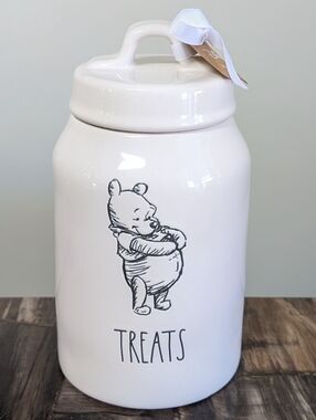 Rae Dunn x Disney Winnie The Pooh TREATS Pooh Bear Canister, Sketch Style 🐻